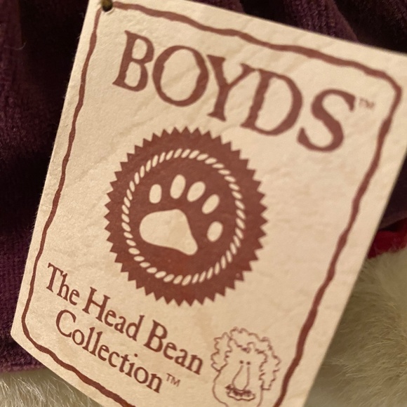 Preowned BOYDS - The Head Bean Collection - "Ms Rouge Chapeau" - Picture 6 of 9